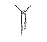 Pewter Celtic Knot Necklace Western Cowboy Necktie Bola Bolo Tie code ppg35 unisex line dancing cowboy Wild West