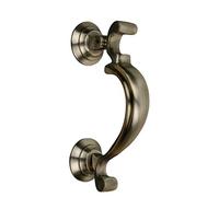 Pewter Doctor Door Knocker for Front Door | Polished Solid Brass Pewter Knockers with Strike Plate | UPVC | Doctor Front Door Furniture with a Unique Design