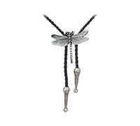 Pewter Dragonfly Necklace Western Cowboy Necktie Bolo Tie line dancing codeC3 POSTED BY US GIFTS FOR ALL 2016 FROM DERBYSHIRE UK