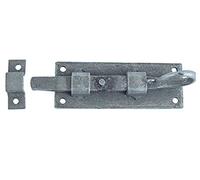 Pewter Effect Handforged Straight Barrel Bolt (100mm), Pewter - HF25
