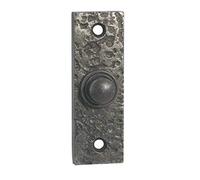 Pewter Effect Rectangular Bell Push from FRELAN PEW118