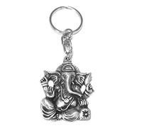 Pewter Ganesh Hindu Elephant God Keyring