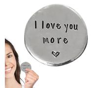 Pewter Pocket Hug Tokens - Sentimental Love , Handmade Game | Significant Pockets Give Her, Inspirational Love Reminders, Support