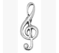 Pewter Treble Clef Pin Badge or Brooch Gift for Scarf, Tie, Hat, Coat or Bag
