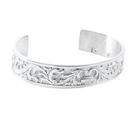 Pewtermill Crafts Celtic Scrolling Leaf Pewter Bangle