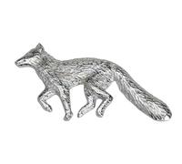 Pewterware Running Fox Pin/Lapel Badge