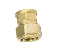 PEX-AL-PEX Tube Straight Joint, Fit Tube O.D 16/25/32mm-1/2 3/4 1inch BSP Female Brass Pipe Connector 1pc(14x18mm,1/2inch)