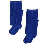 PEX Cotton Soft Sunset 2 Pairs Girl's Tights Royal 11-13