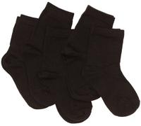 PEX Short School Award 5 Pairs Boy's Socks Black 4-7