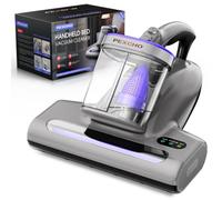 PEXCHO PM600 Mattress Vacuum Cleaner 500W, UV-C Light, Mite Removal | Handheld Dust Mite Cleaner for Sofa - HEPA Filter, 65°C Heat, Mite Sensor, 15kPa Suction Reduce 99.9% of Allergens, Pet Hair