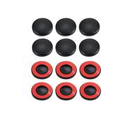 Pexorin 12PCS ABS Car Interior Door Lock Screw Protector Nuts Bolts Cover Cap Trim Door Screw Protection Cap Rust Screw Cover Car Door Decoration Sticker(S round black)
