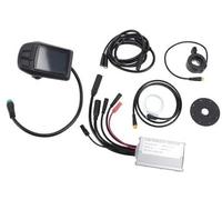 Pexorin 15A Controller Aluminum Alloy Panel UKC3 Display Electric Cycle Conversion Kit Thumb Throttle Pedal Assist Sensor scooter controller meter kit