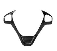 Pexorin 1pcs Car Refit Accessories, for Ford, for Focus, 3 MK3 / KUGA/For, for Fiesta, MK7/, for Ecosport, C-MAX Car Steering Wheel Covers Trim Sticker Steering Wheel Decal(BLACK C Type Carbon fiber)