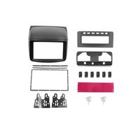Pexorin 2 Din Fascia Frame Radio DVD Stereo Panel Dash Mounting Installation Trim Kit Face Frame Triton L200, for Mitsubishi, Pajero Sport Car Radio Fascia Panel(2pcs Frame)