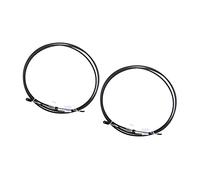 Pexorin 2pcs 10 Foot Throttle Shift Control Cable Yacht Boat Motor Steering System Marine Cable