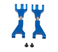 Pexorin 2Pcs Aluminum Front Rear Upper Suspension Arms, for 1/10, for Redcat, for Blackout XTE SC XBE (Pro) Upgrade Parts Accessories Rc Car Suspension Arm Link(Blue)