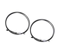 Pexorin 2pcs Black 10Ft Boat Throttle Shift Control Cable, for YAMAHA, Motor Outboard Waterproof Marine Power Wire