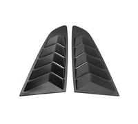 Pexorin 2PCS Car Rear Window Louvers Shutters Cover Trim, for Ford, for Mustang, 2015 2016 2017 2018 2019 Accessories Car Styling ABS Matte Black Rear Window Shutter Blind