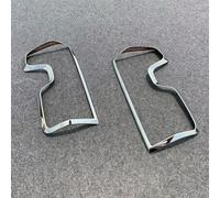 Pexorin 2pcs, for Chevrolet, for Silverado 2019 2020, Rear Fog Light Lamp Cover Trim Chrome Car Styling auto accessories Fog Light Cover