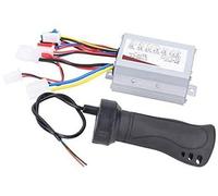 Pexorin 36V 500W Motor Brushed Speed Controller with Throttle Grip Set 8.5 x 6.2 x 3.4cm, for Electric Scooter E-Bike Tricycles scooter controller meter kit