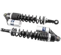 Pexorin 400mm 15.75 inch 7mm Spring Universal Motorcycle Shock Absorber Rear Suspension ATV Quad Scooter Dirt Bike, for XL185 XL125S CL50 CD50 150cc 250cc 400cc (Red) suspension damper(Black)