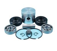 Pexorin 41.1mm Piston Pin Crankshaft Bearing Oil Seal Kit,for Partner, 350 351 352 370 371 390 401 420 Chainsaw Engine Replacement Parts Chainsaw Crankshaft Bearing Kit