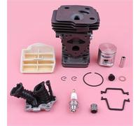 Pexorin 42mm Cylinder Piston Air Filter Intake Pipe Kit, for Husqvarna, 445 445E Chainsaw Replacement Carburetor Maintenance Spare