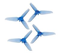 Pexorin 4pcs Drone Three Leaves Propellers Propeller Quick Release Blade Props Noise Reduction Accessoires, for DJI, FPV Combo Drone Propeller Replacement(2pairs Color blue)