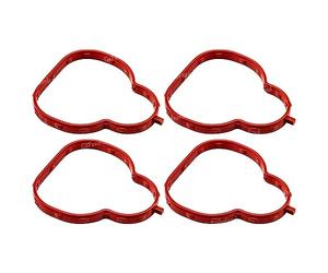 Pexorin 4Pcs Intake Manifold Gasket Red ZJ0113111 13191600, for Mazda, 2 De Dh 3 Zj Ve Zy De Zy Ve Zj 46 Z6 Ajusa Intake Manifold Gasket Kit