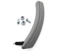 Pexorin 51416983868 LHD RHD Right Side Front Rear Interior Pull Handle Armrest Cover Assembly, for, 5 Series E60 E61 2006-2010 Interior Door Handle(Black Front Left-Grey)