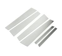 Pexorin 6Pcs Car Pillar Posts Trims Cover Decoration, for Mercedes-Benz, for S-Class W221 S 350, Window Trim Cover BC Column Stickers Silvery vehicle window frame trim(Silvery)