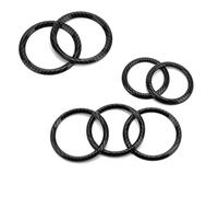 Pexorin ABS Car Air Condition Air Vent Outlet Ring Cover Trim For A W177 B W247 GLB X247 CLA C118 GLA H247 2020-2022 Car Air Vent Trim(Carbon fiber,CLA Class 2020-2022)