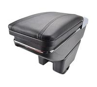 Pexorin Arm Rest Leather Central Black Armrest Box, for Suzuki, SX4 Center Console 2007-2013 Car Armrest Box
