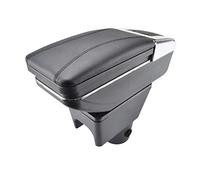 Pexorin Arm Rest Rotatable Storage Box, for Renault, for Dacia, Duster I 2010-2015 Armrest Decoration Car Styling 2011 2012 Car Armrest Box(Black thread)