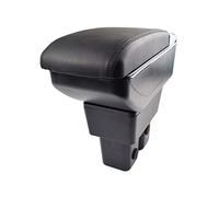 Pexorin Armrest Box, for Suzuki, Jimny 2018 2019 2020 Duel Comfort Storage Black Leather Content Ash Tray Center Console Car Styling Cup Holder Car Armrest Box(Black thread)