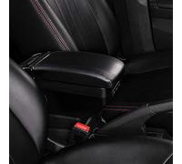 Pexorin Armrest Box Retractable Center Console Storage Box Cup Holder Ashtray, for, for, for Kia, Rio 3 2011-2016 Modification Accessories Car Armrest Box(C Style All Black)