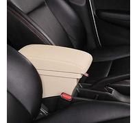 Pexorin Armrest Box Universal Car Central Armrest Storage Box Cup Holder Ashtray, for Ford, for Focus, 2 Mk2 2005-2011 Modification Accessories Car Armrest Box(Beige)
