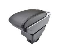 Pexorin Armrest, for, for Vauxhall, Astra J Arm Rest Dual Layer Storage Box Decoration Car Styling 2009 2010 Car Armrest Box(Black thread)