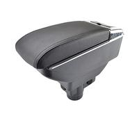 Pexorin Armrest, for Opel, for Vauxhall, Corsa D 2006-2014 Arm Rest Dual Layer Storage Box Decoration Car Styling 2008 2010 Car Armrest Box(Black thread)