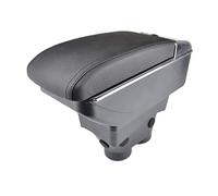Pexorin Armrest, for Peugeot, 208 2013-2018 Arm Rest Dual Layer Storage Box Decoration Car Styling 2014 2015 Car Armrest Box(Black thread)
