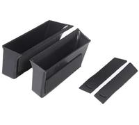Pexorin auto Door Pocket Organiser Storage Box 2Pcs Abs Front Door Armrest Storage Box, for Forglk X204 2008-2015 Black Car Interior Handle Organizer Insert, for Driver and Passenger Side