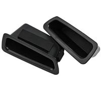 Pexorin auto door pocket organiser storage box 2Pcs Car Door Handle Armrest Storage Box Organiser, for 2010-2017 Black Abs Plastic Front, for Seat, for Side Container Interior