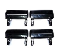 Pexorin Black Chrome Outside Door Handle Front Rear Left Right, for Volvo, 142 144 145 164 240 242 244 245 260 262 265 1202431,1202430 Car Interior Door Handle(Black Front Rear Lh Rh)