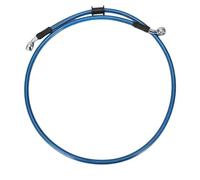 Pexorin Brake Clutch Oil Hose M10 1000 to 1400 Stainless Steel Hydraulic Reinforced Line Radiator Pipe, for Motorcycle Dirt Bike Motorcycle Clutch Cable(500mm Blue)