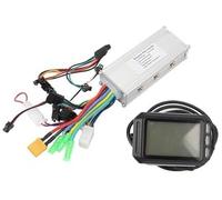 Pexorin Brushless Motor Controller LCD Display Kit Stable Control with Groove Design, for Electric scooter controller meter kit