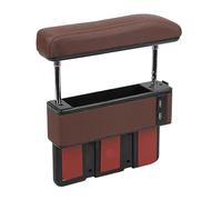 Pexorin Car Armrest Box Elbow Support Adjustable Center Console Handrest Rail Auto Seat Gap Organizer Arm Rest Box Car Armrest Box(Brown)
