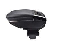 Pexorin Car Armrest Rest Center Console Storage Box Cup Holder Arm Rotatable Centre, for Skoda, Yeti 2009-On /, for Octavia, Mk2 2 2005-2012 A5 2006 2007 2008 Car Armrest Box(Black Thread)