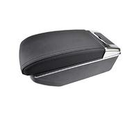 Pexorin Car Armrest Rest Center Console Storage Box Cup Holder, for Suzuki, Jimny 2000-2017 2005 2007 2009 2011 2013 2015 Leather Dual Armrest Car Armrest Box(Black Thread)