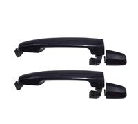 Pexorin Car Black Exterior Door Handles, for RAV4, for Yaris, for Corolla, Matrix 1.5L 69211-AA020 69227-AA010 8971449 889771457 69210-33080 Car Interior Door Handle(Black 2pcs No Keyhole)