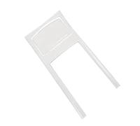 Pexorin Car Center Console Trim Styling CD Panel Gearshift Decoration Cover Air Outlet Frame Stickers, for A7, for A6 C7 Rear Lighter Interior Strips Dashboard Trim(BLACK Water Cup Storage)